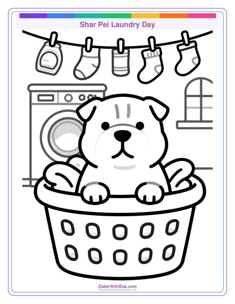 Shar Pei Laundry Day preview