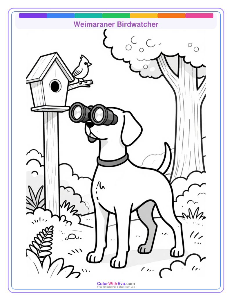 Weimaraner Birdwatcher preview