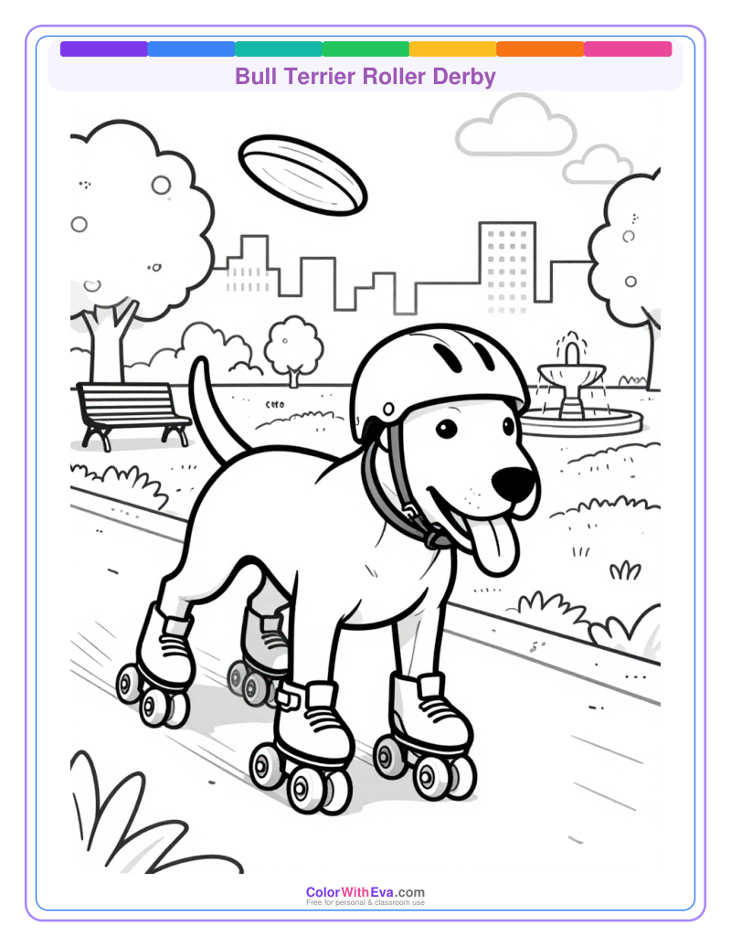 Bull Terrier Roller Derby preview