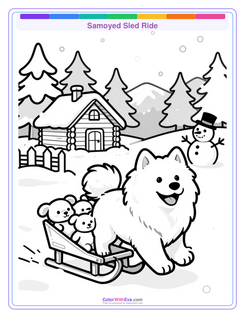 Samoyed Sled Ride preview