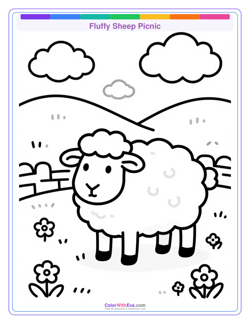 Fluffy Sheep Picnic preview