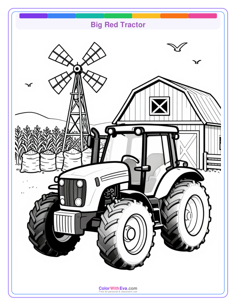 Big Red Tractor preview