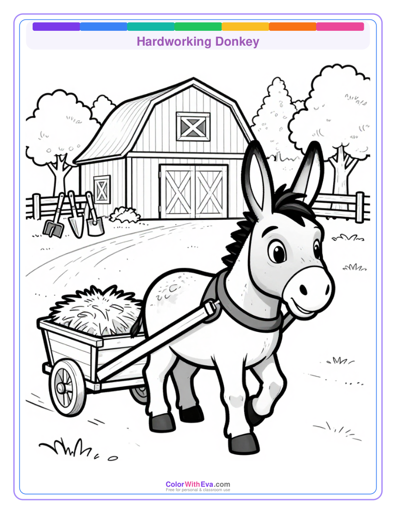 Hardworking Donkey preview