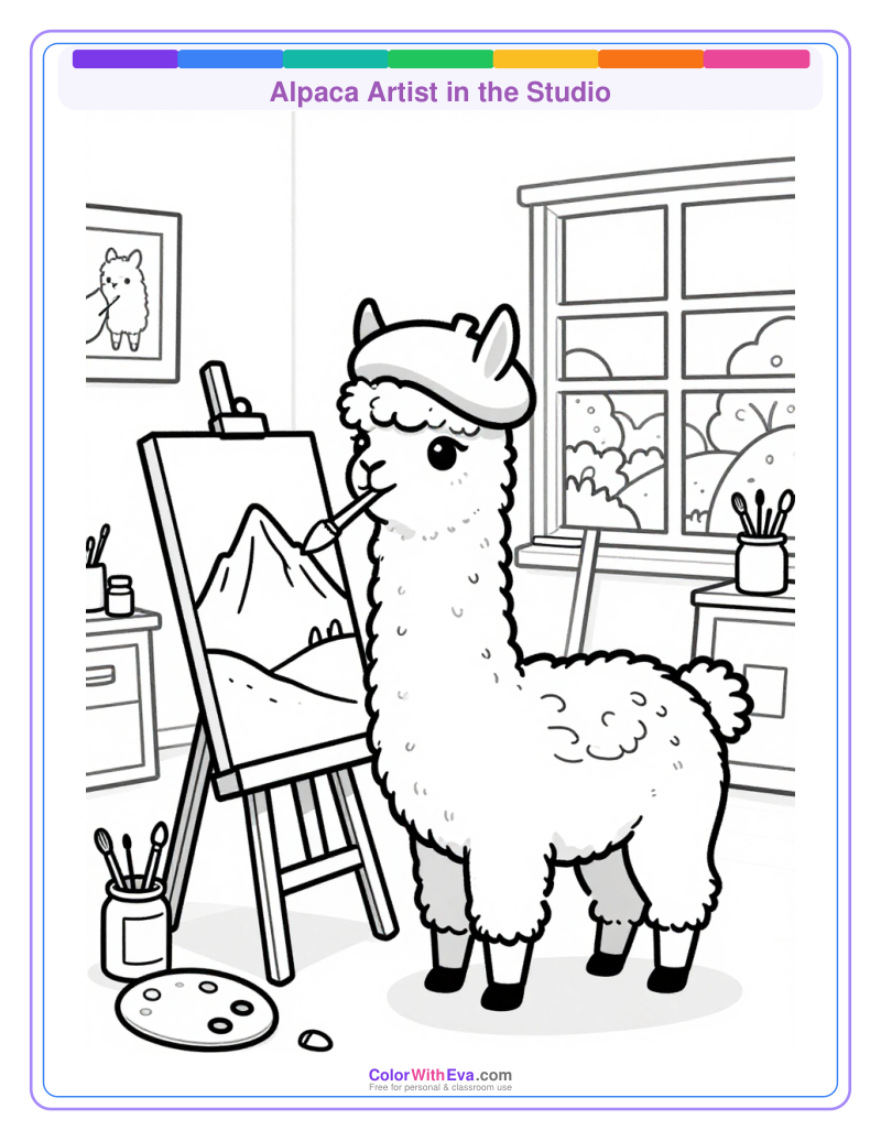 Alpaca Artist in the Studio thumbnail