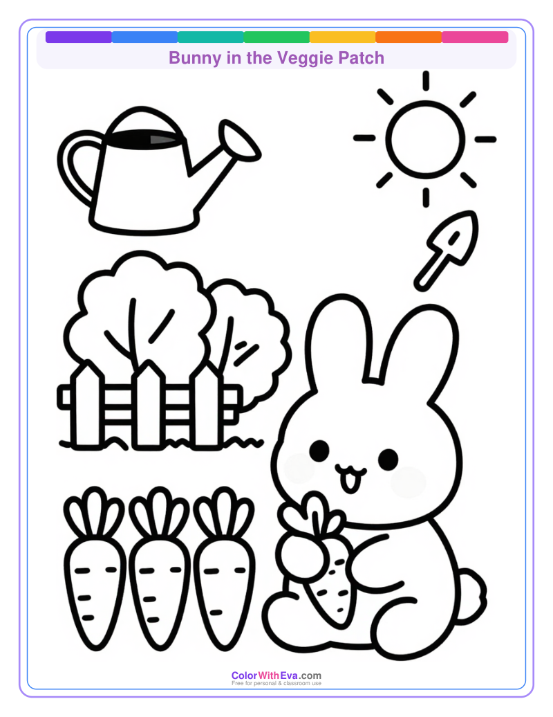 Bunny in the Veggie Patch preview