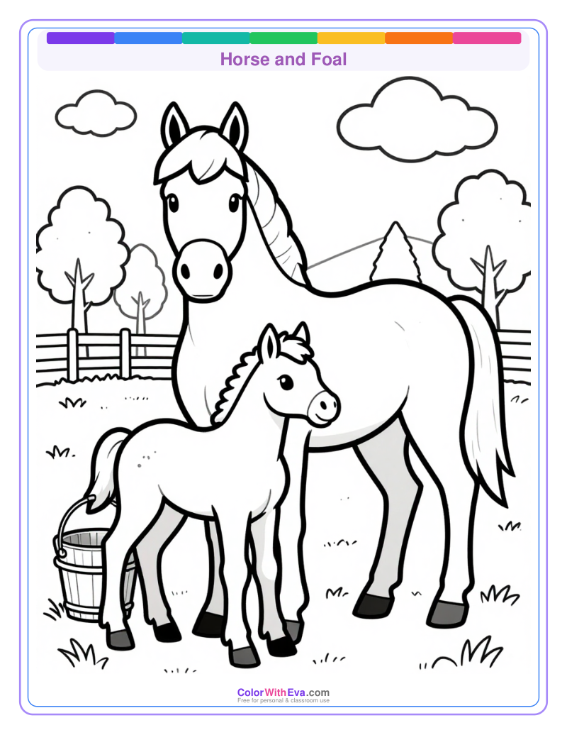 Horse and Foal preview