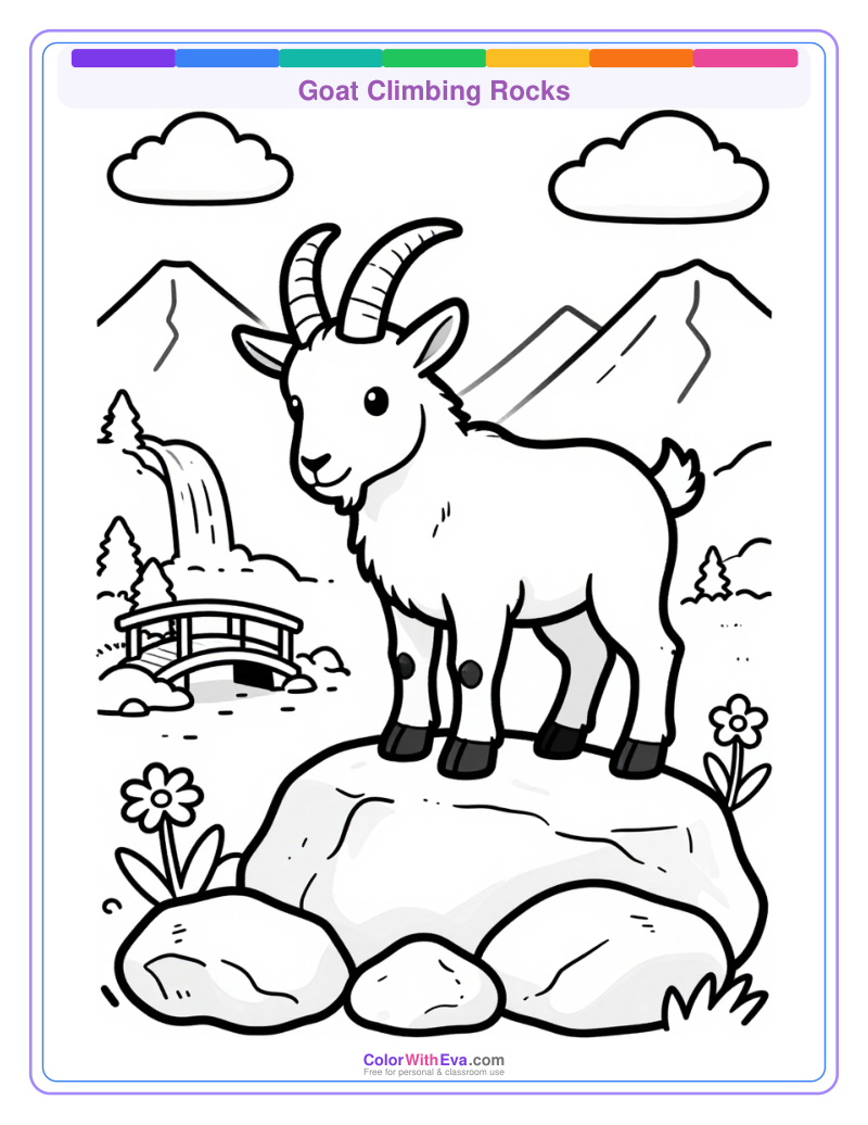 Goat Climbing Rocks preview
