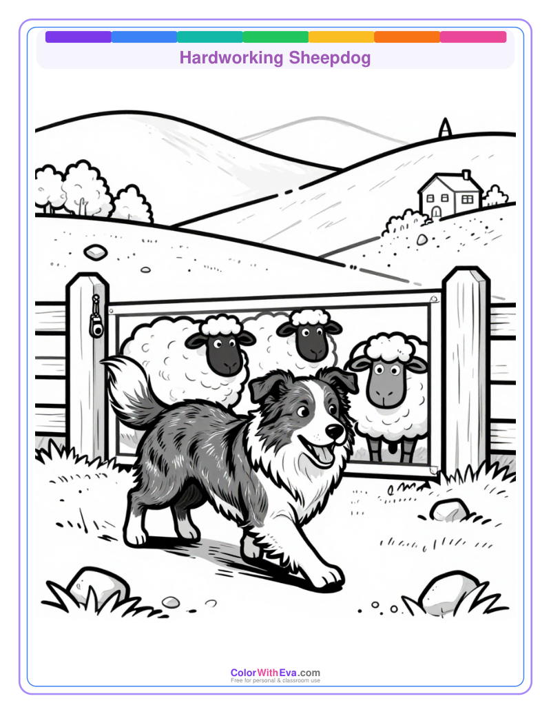 Hardworking Sheepdog preview
