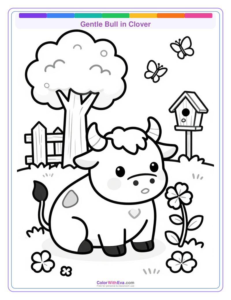 Gentle Bull in Clover preview