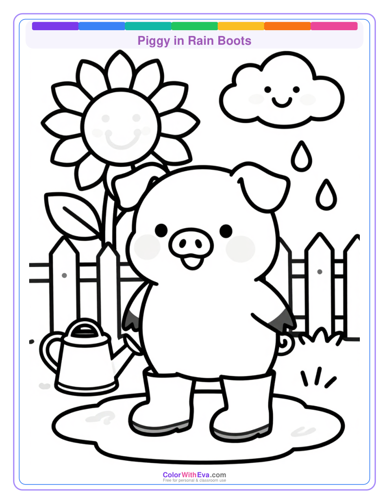 Piggy in Rain Boots preview