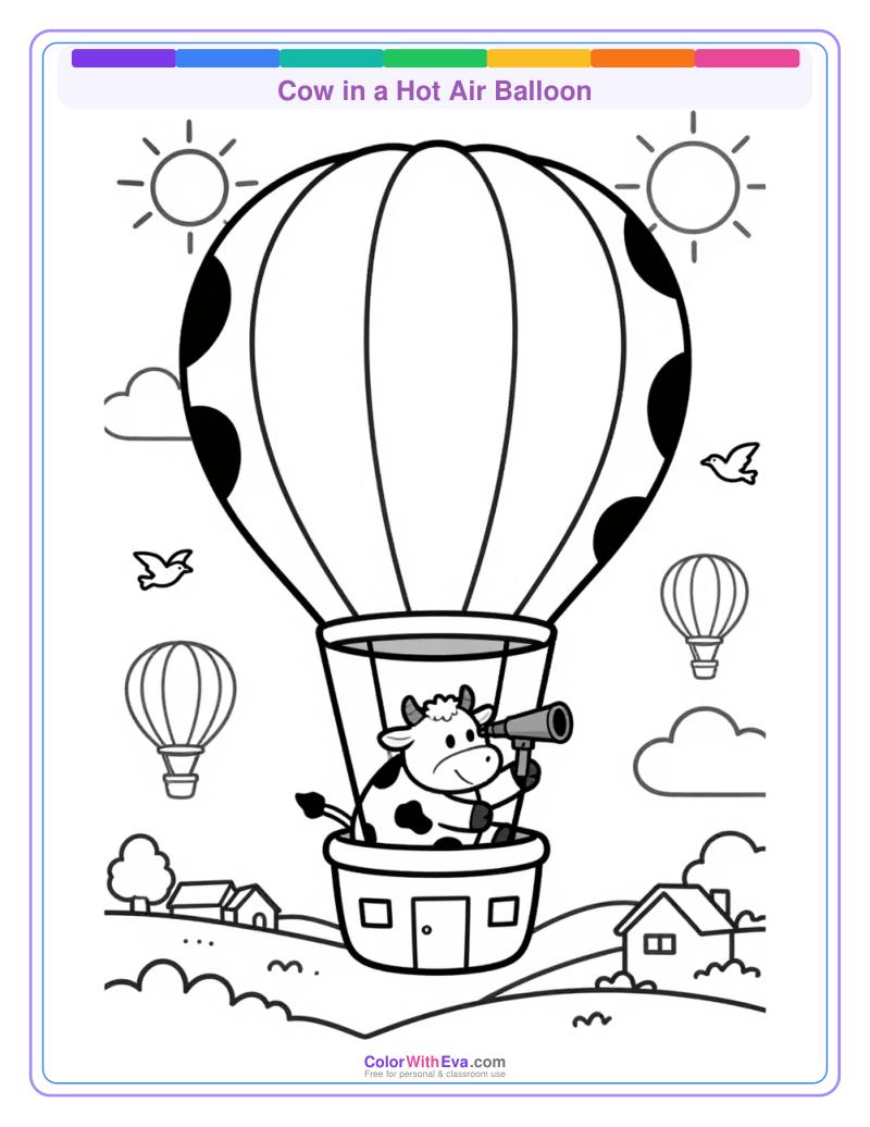 Cow in a Hot Air Balloon thumbnail