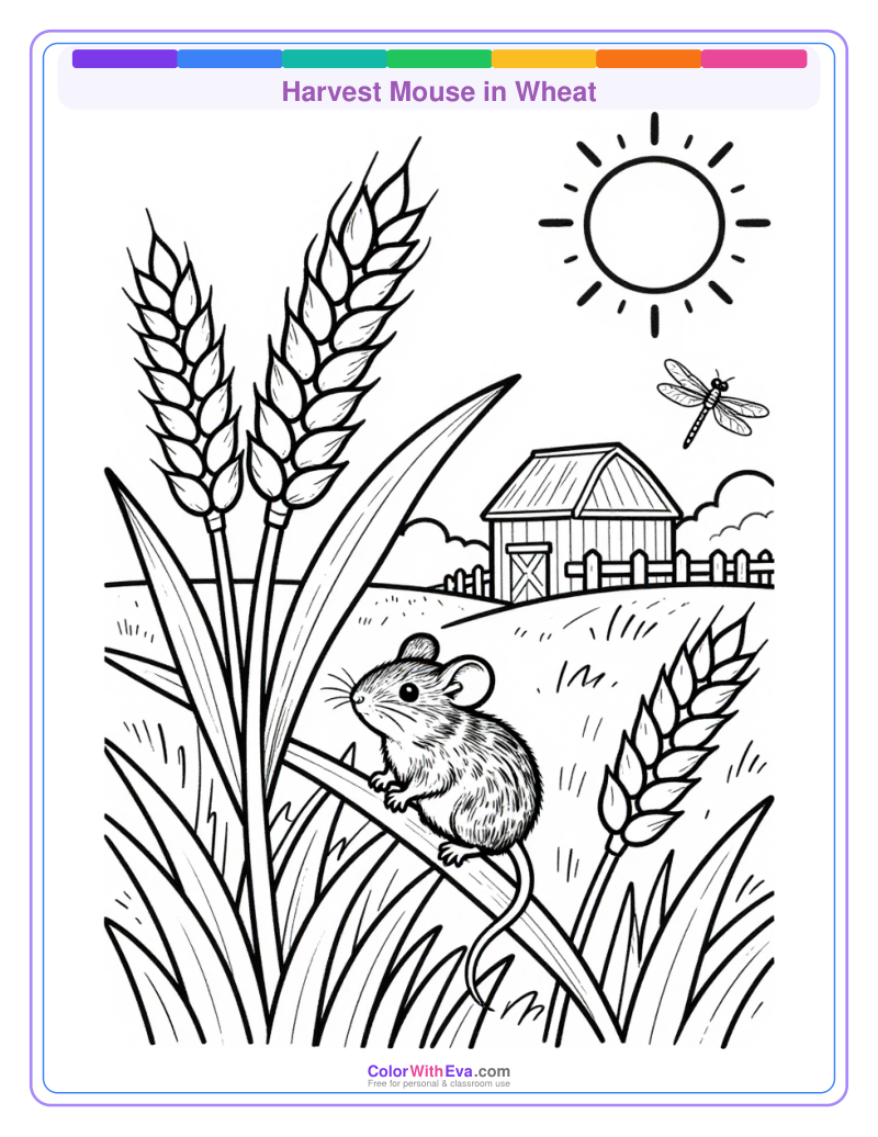 Harvest Mouse in Wheat preview