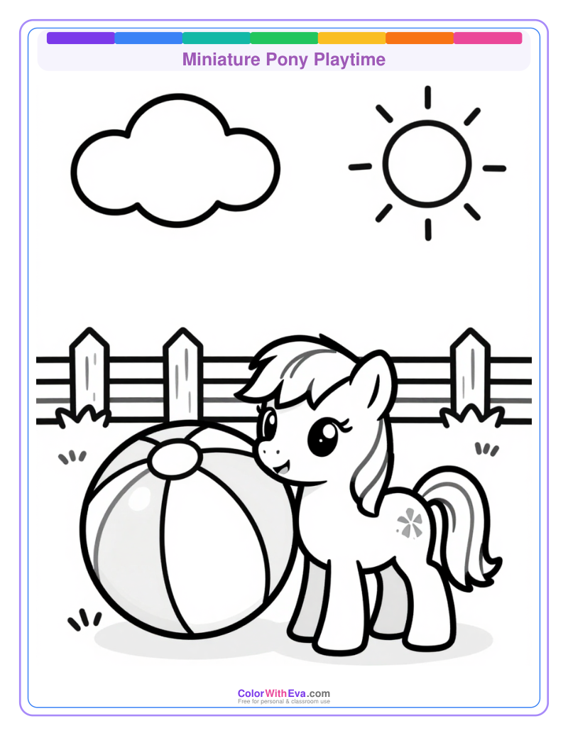 Miniature Pony Playtime preview