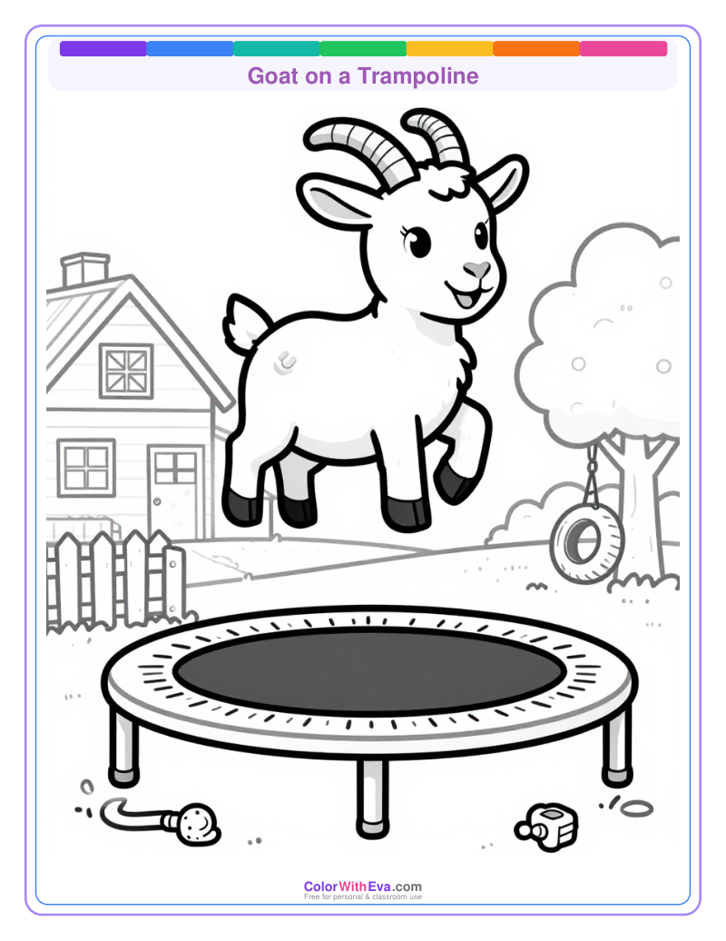 Goat on a Trampoline preview