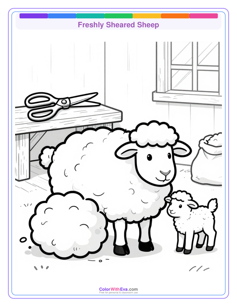 Freshly Sheared Sheep preview