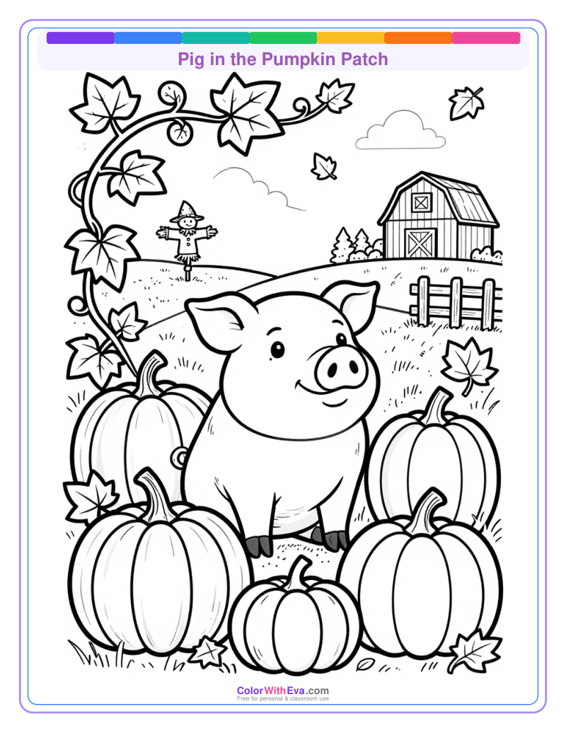 Pig in the Pumpkin Patch preview