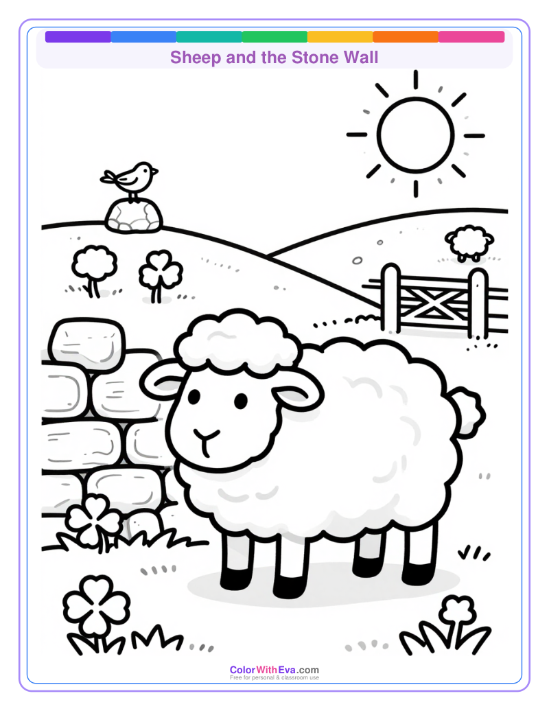 Sheep and the Stone Wall preview