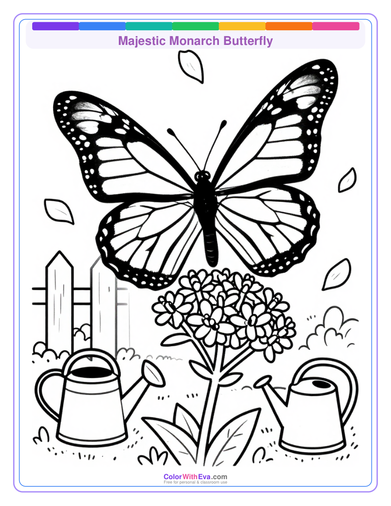 Majestic Monarch Butterfly preview