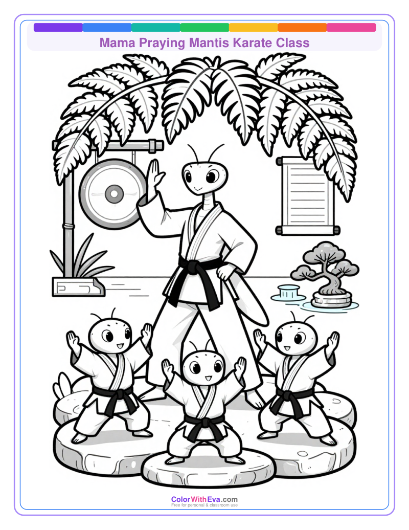 Mama Praying Mantis Karate Class thumbnail