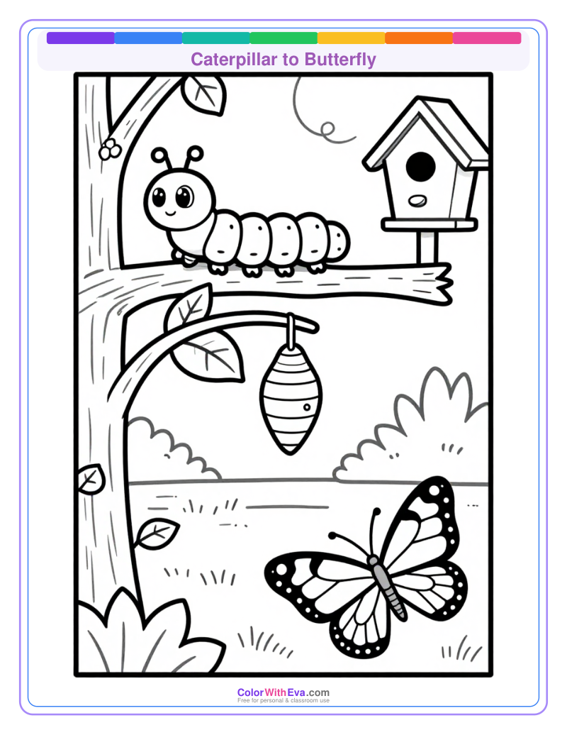 Caterpillar to Butterfly preview