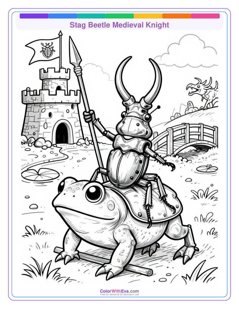 Stag Beetle Medieval Knight thumbnail