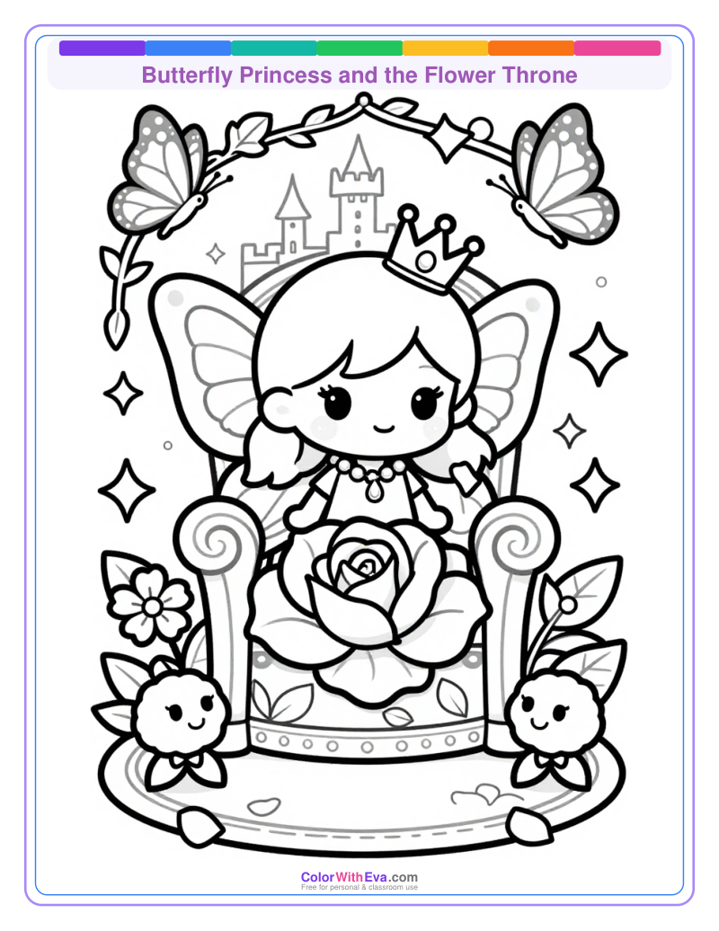Butterfly Princess and the Flower Throne thumbnail