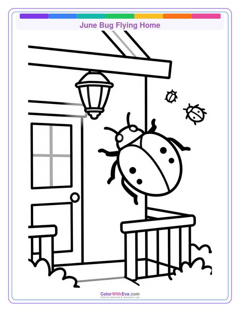 June Bug Flying Home preview