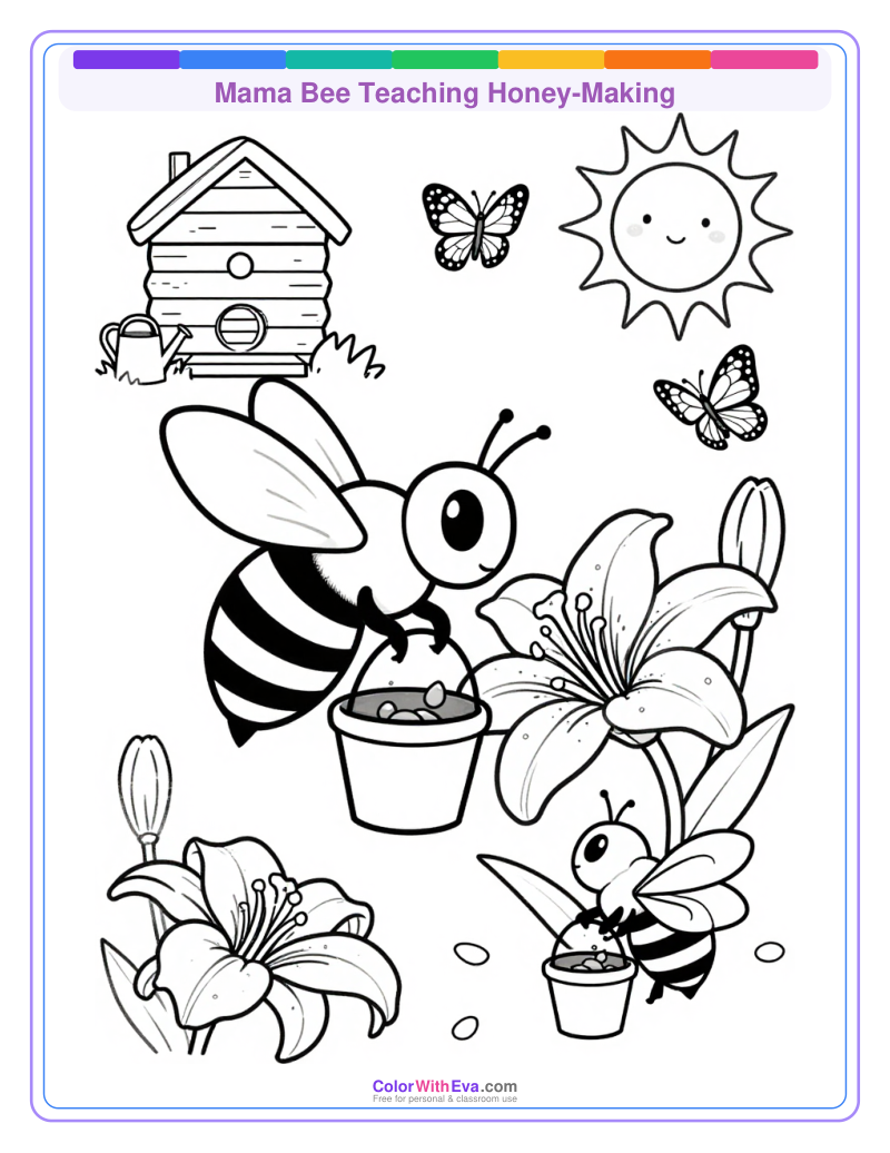Mama Bee Teaching Honey-Making thumbnail