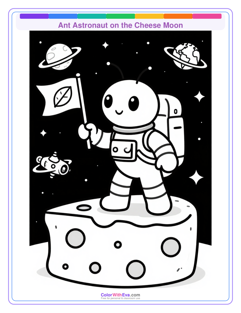 Ant Astronaut on the Cheese Moon thumbnail