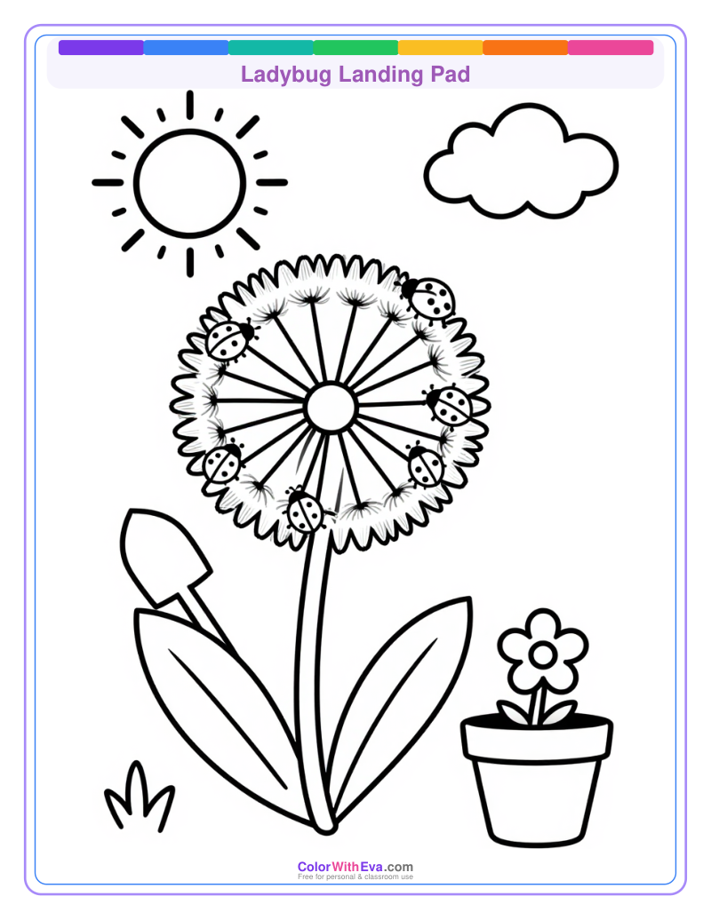 Ladybug Landing Pad preview