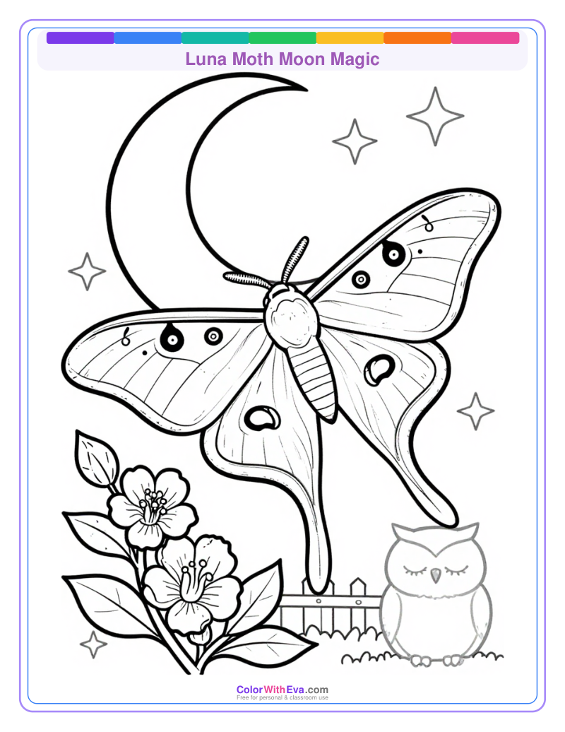 Luna Moth Moon Magic preview