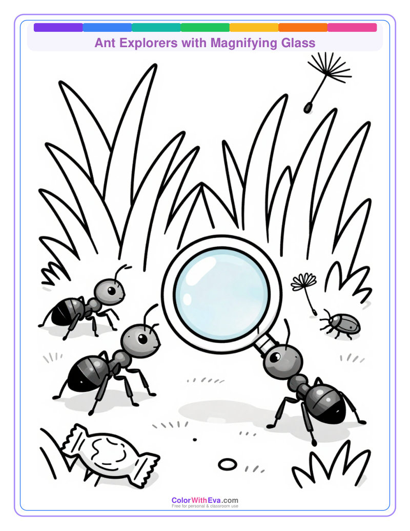 Ant Explorers with Magnifying Glass preview