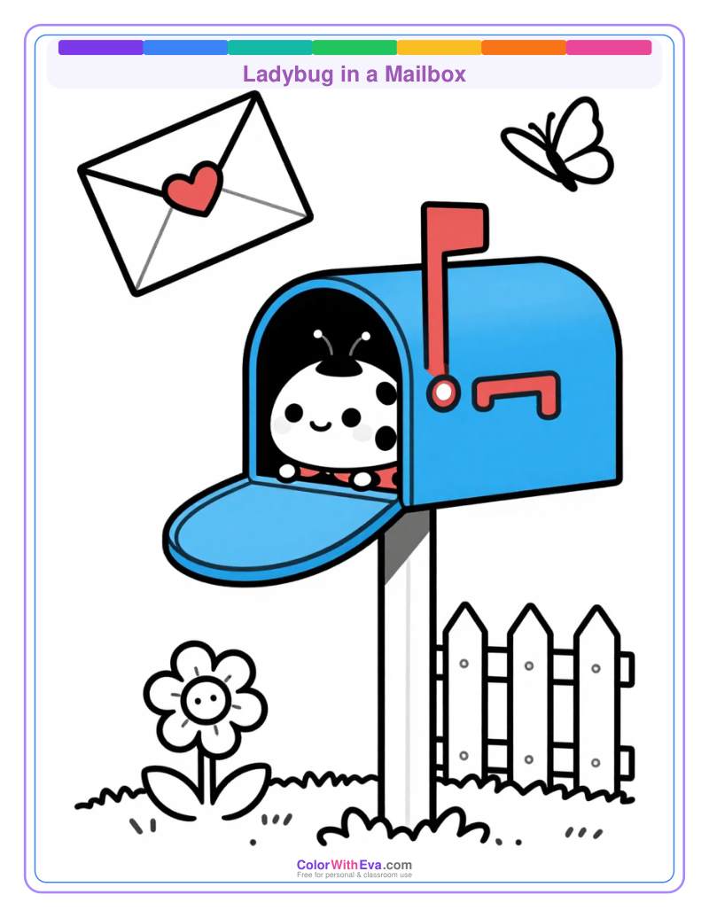 Ladybug in a Mailbox preview