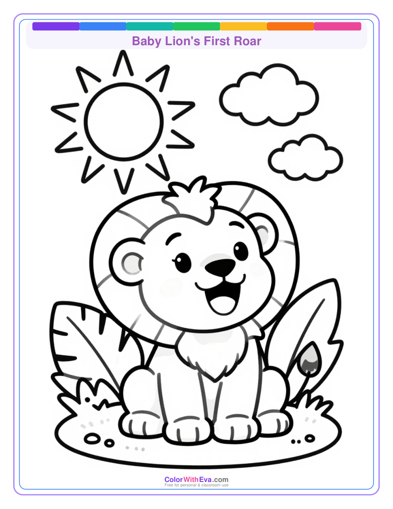 Baby Lion's First Roar thumbnail