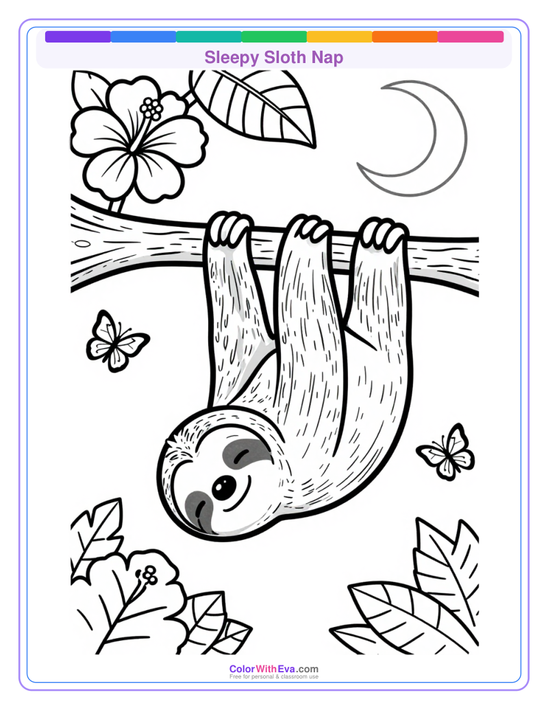 Sleepy Sloth Nap preview