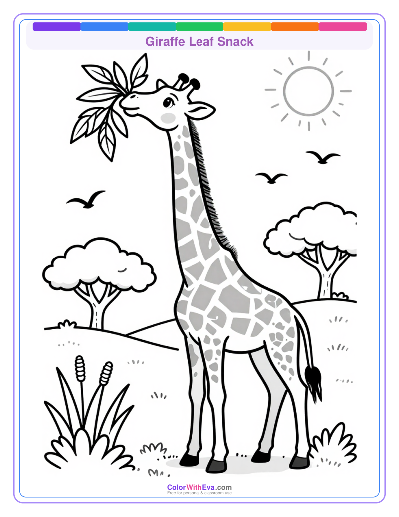 Giraffe Leaf Snack preview