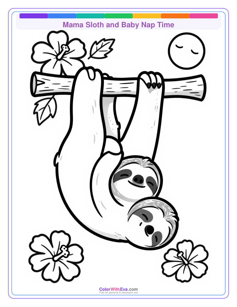 Mama Sloth and Baby Nap Time thumbnail