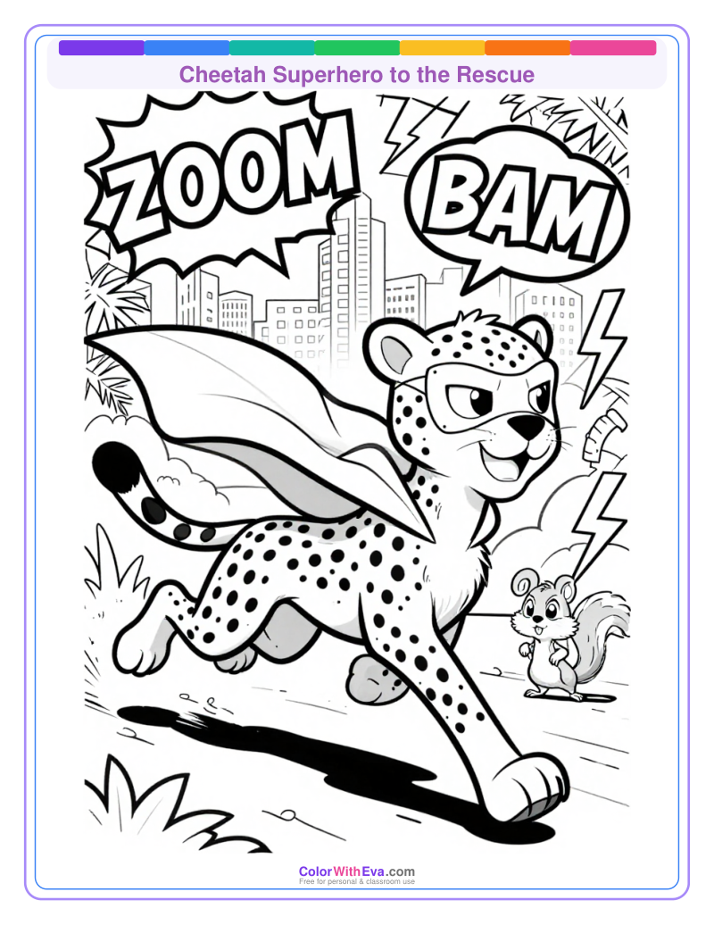 Cheetah Superhero to the Rescue thumbnail