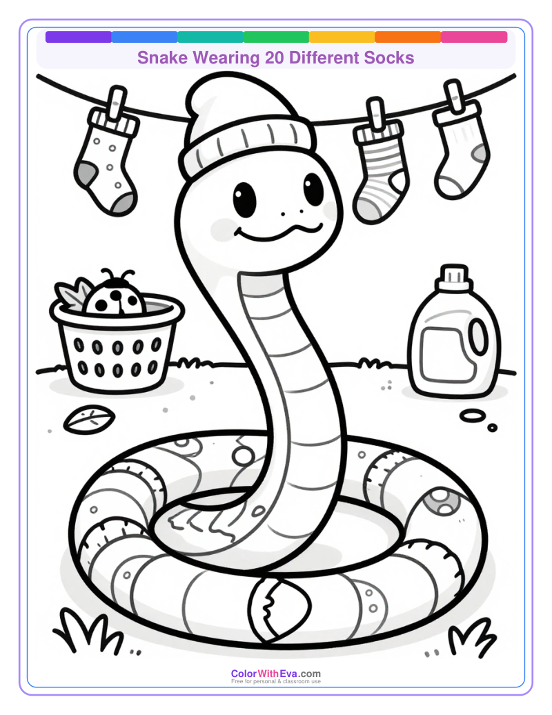 Snake Wearing 20 Different Socks thumbnail