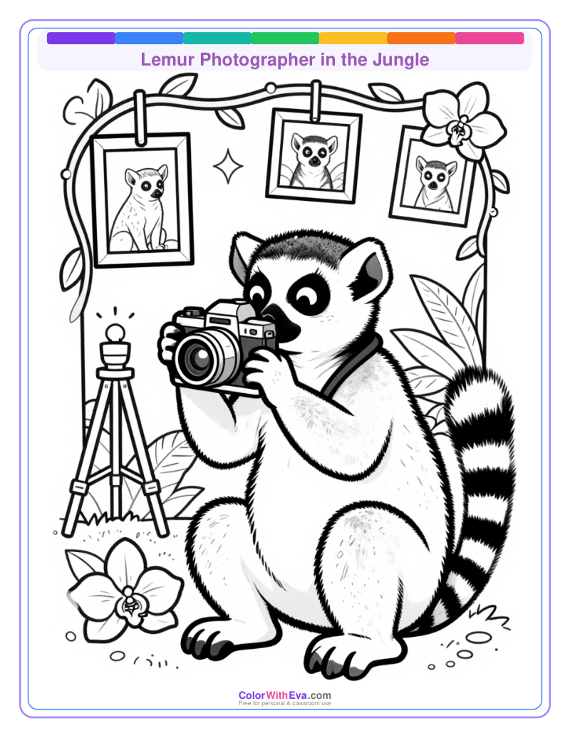 Lemur Photographer in the Jungle thumbnail