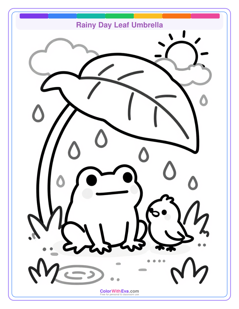 Rainy Day Leaf Umbrella preview