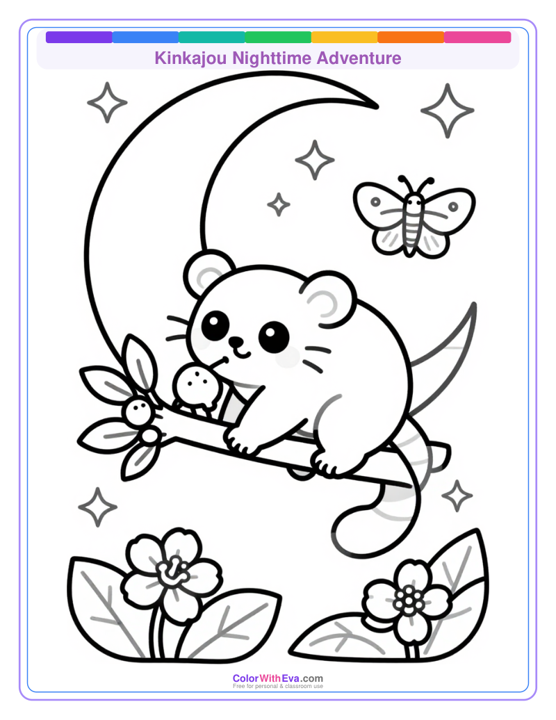 Kinkajou Nighttime Adventure preview