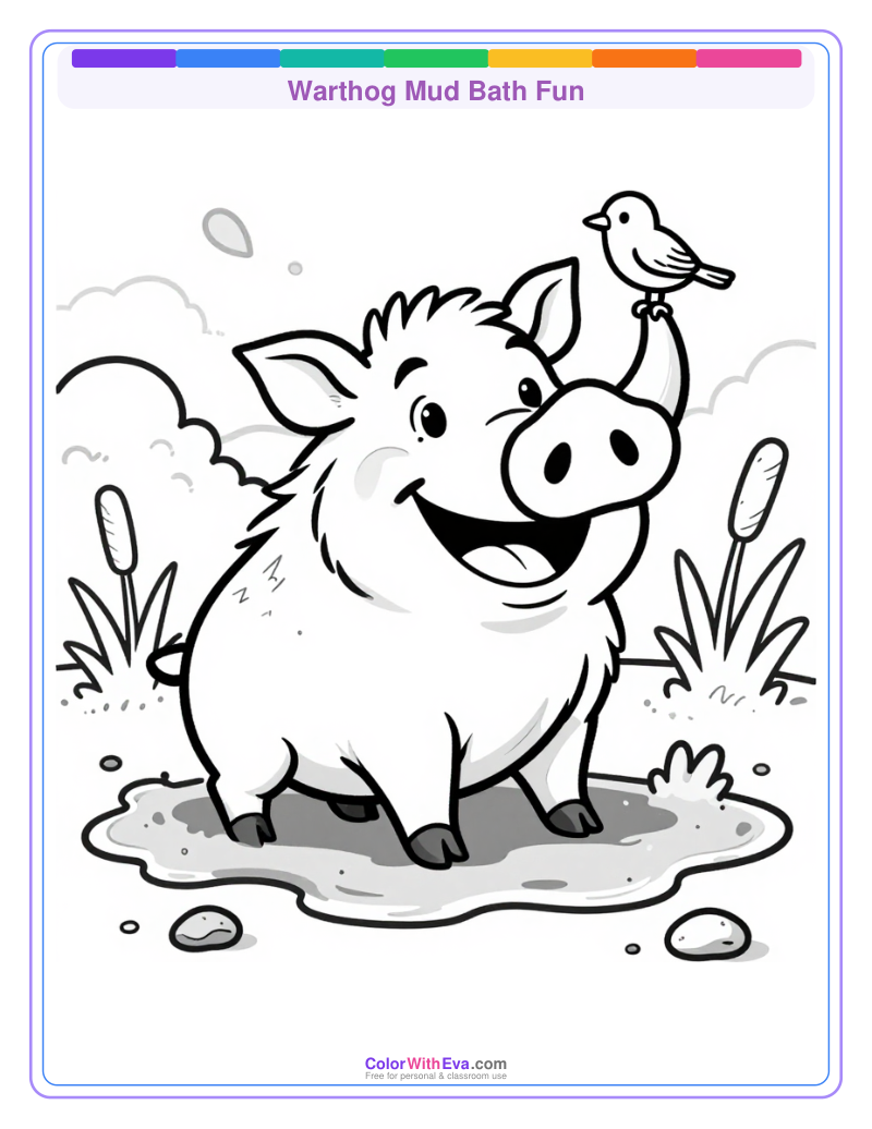 Warthog Mud Bath Fun preview