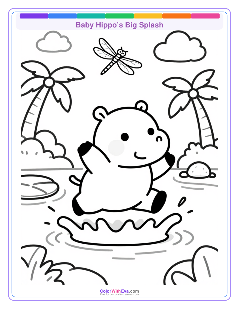 Baby Hippo’s Big Splash preview