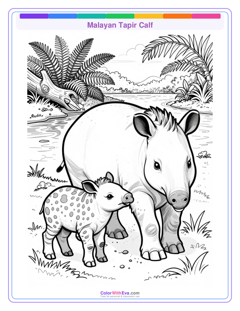 Malayan Tapir Calf preview