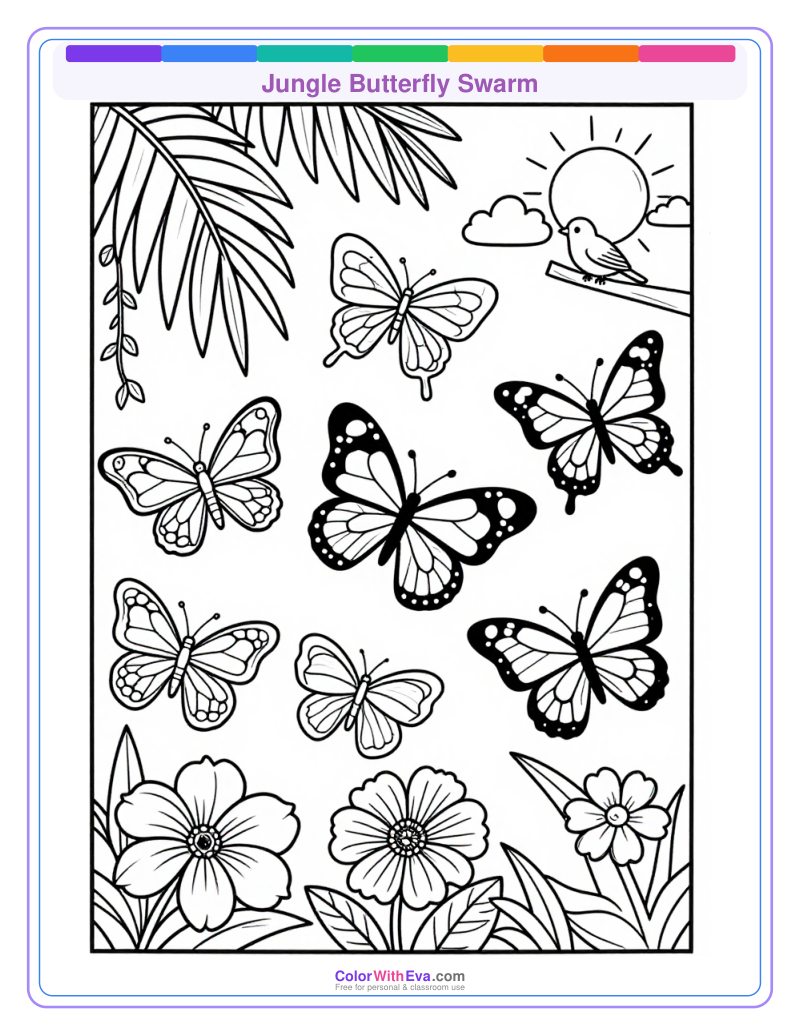Jungle Butterfly Swarm preview