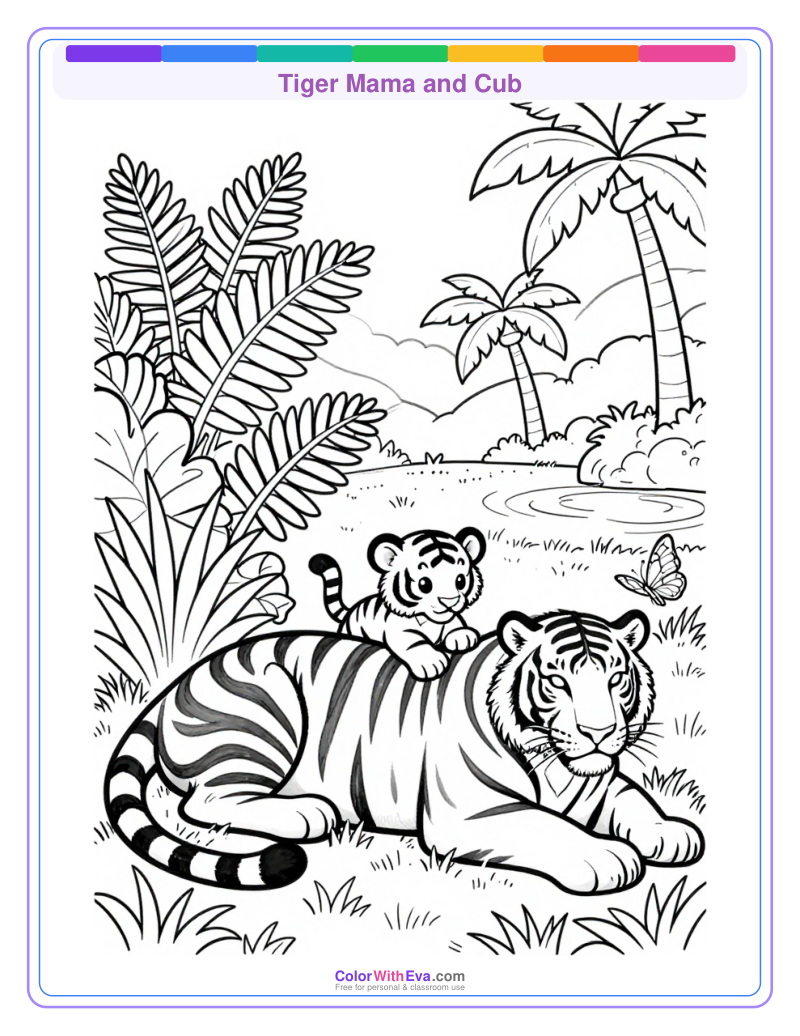 Tiger Mama and Cub preview