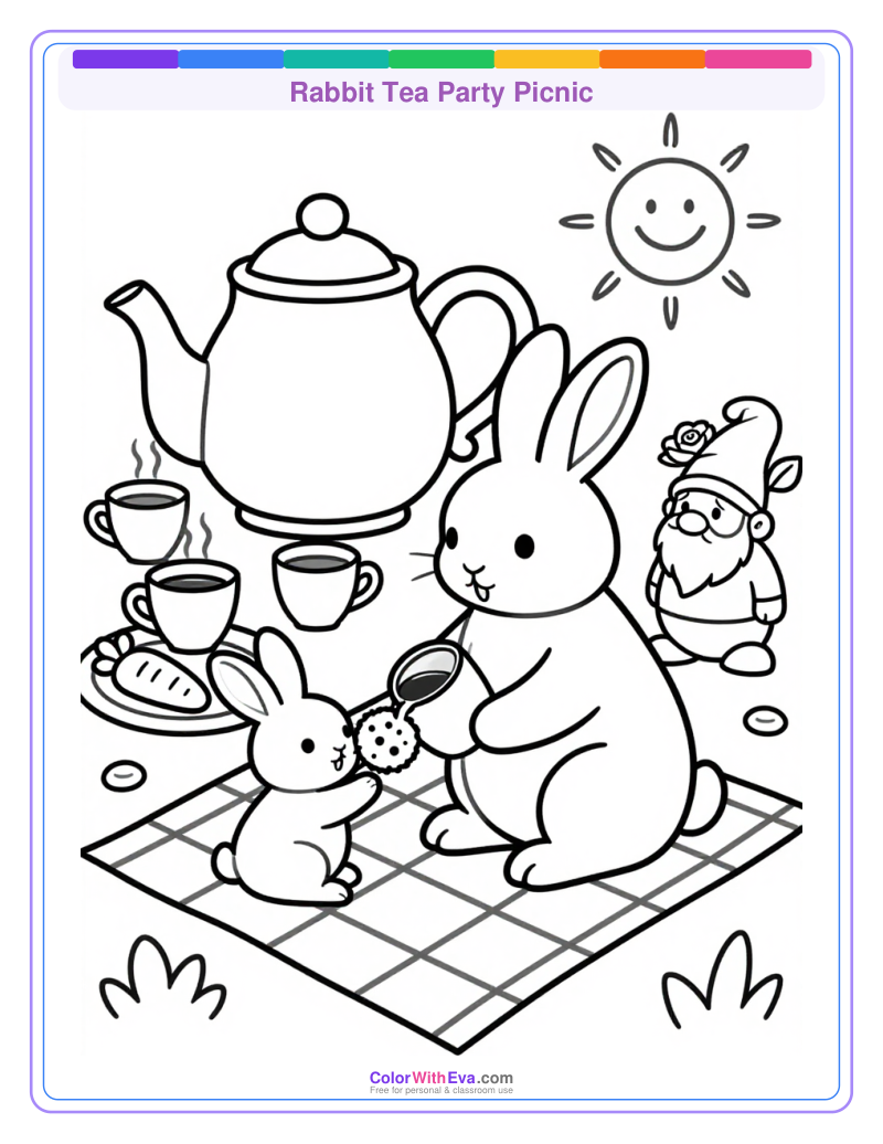 Rabbit Tea Party Picnic thumbnail