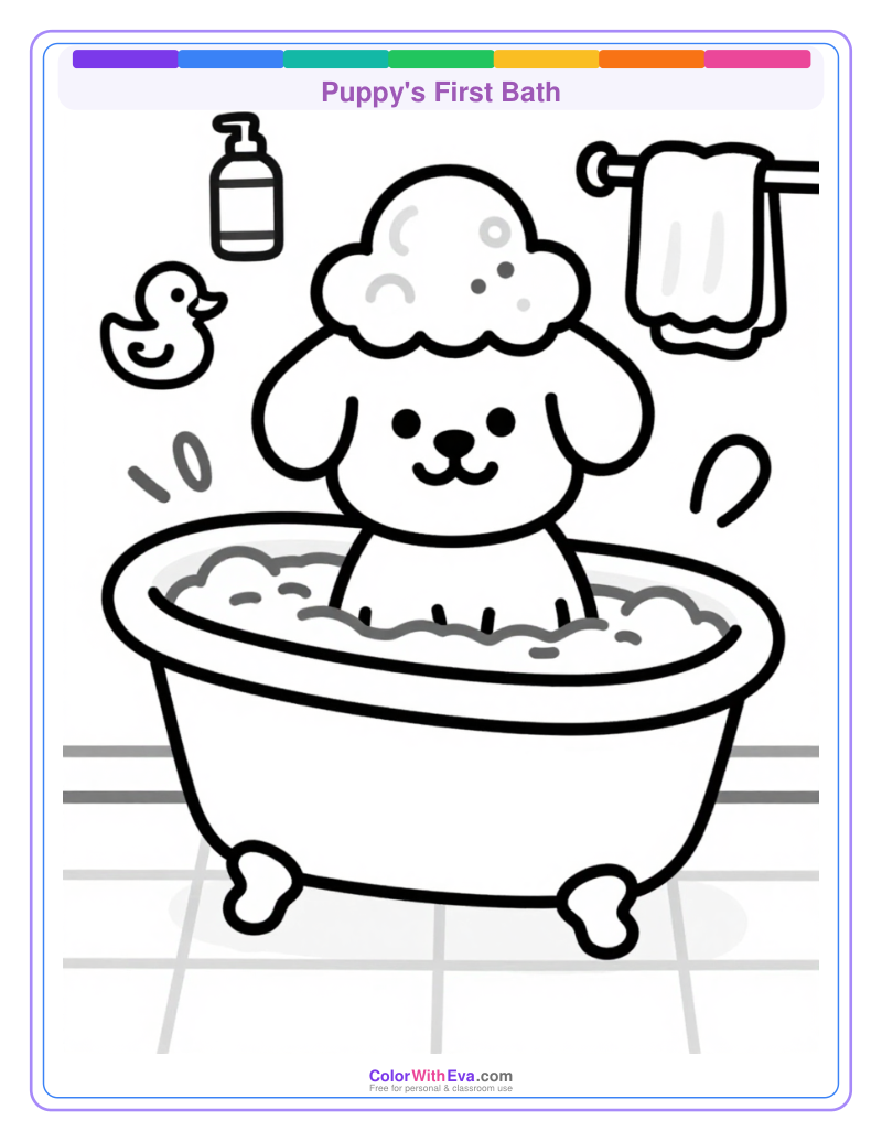 Puppy's First Bath preview
