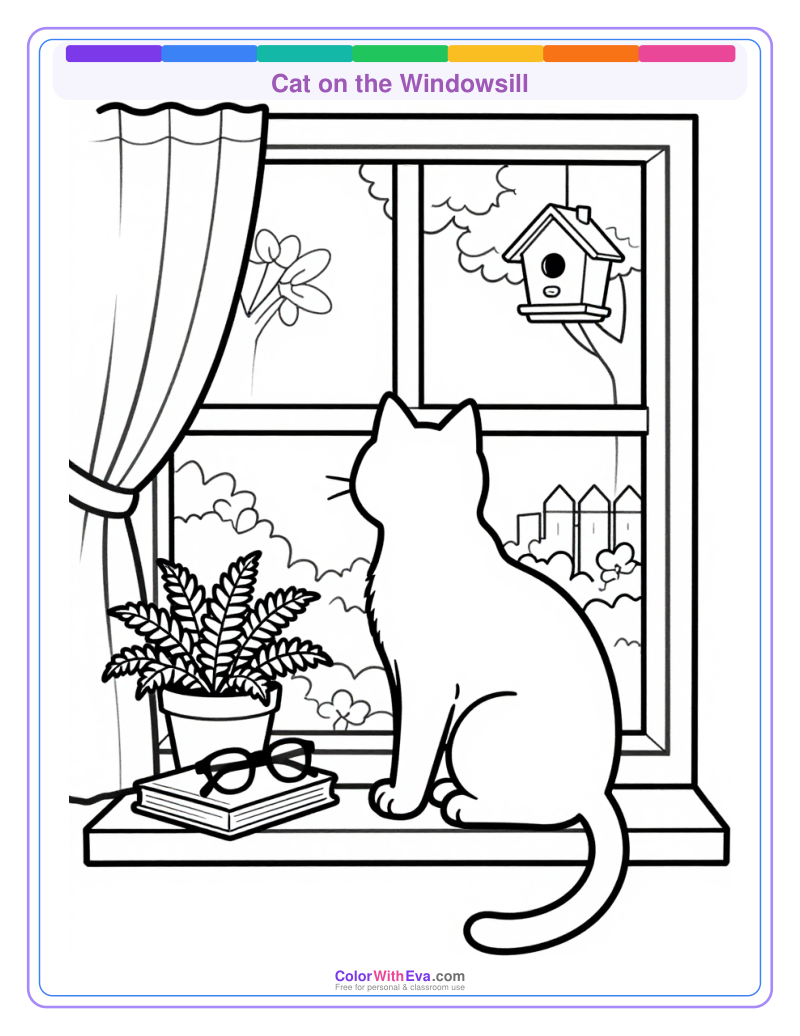 Cat on the Windowsill preview